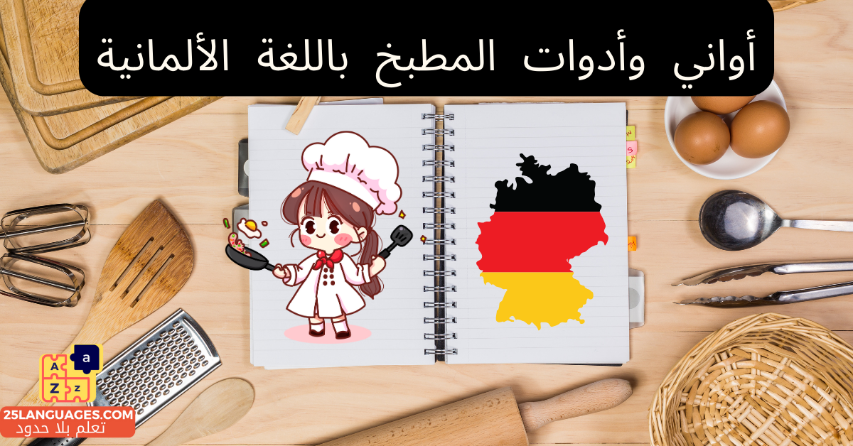 أواني وأدوات المطبخ باللغة الألمانية