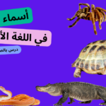 أسماء الزواحف في اللغة الألمانية