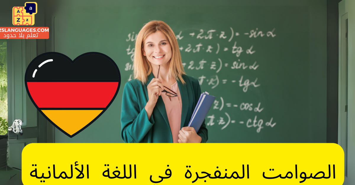 الصوامت المنفجرة في اللغة الألمانية