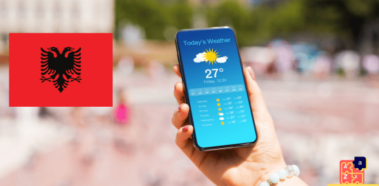 Вивчення албанської - погодні умови