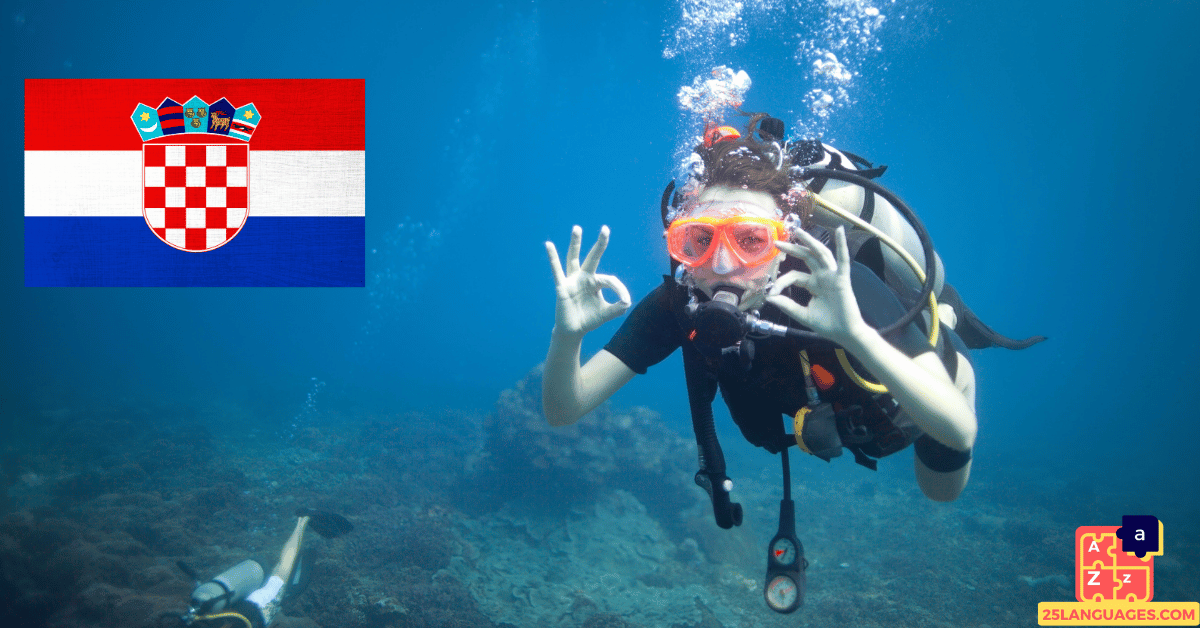 Apprendre le croate - Équipements de natation et de plongée