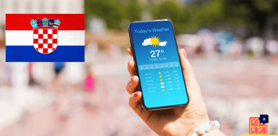 Apprendre le croate - Conditions météorologiques