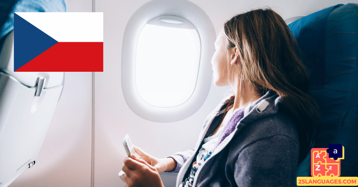 Learn Czech - Phrases On the airplane