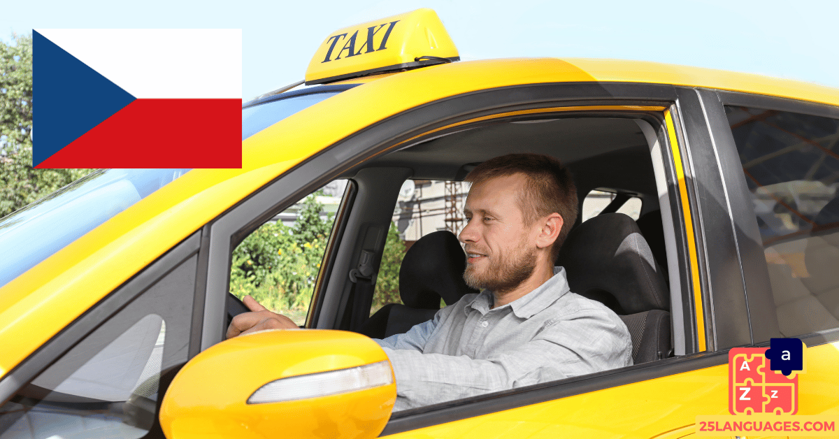 Learn Czech - Phrases In a taxi