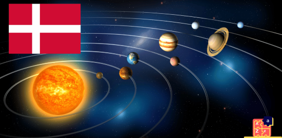 Learn Danish - Planets of the Solar System