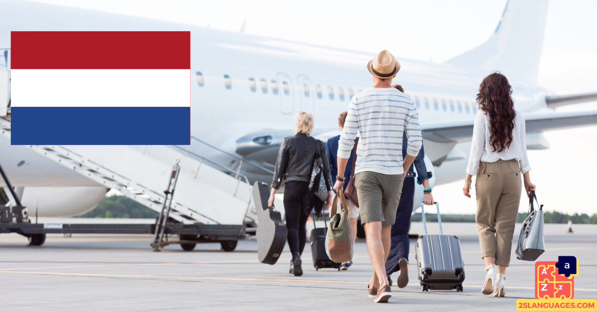 Learn Dutch - On the Airplane