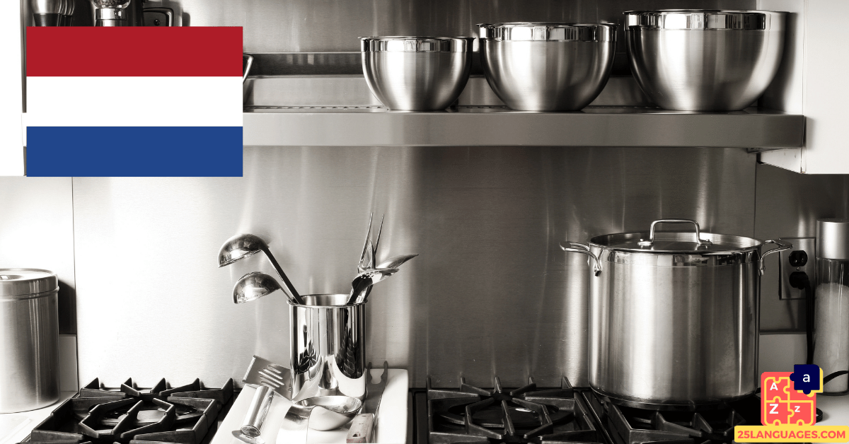 Learn Dutch - Kitchen Utensils