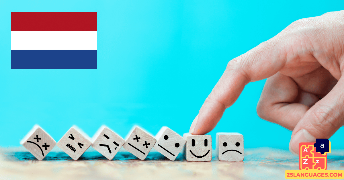 تعلم الهولندية - عبارات للتعبير عن المشاعر