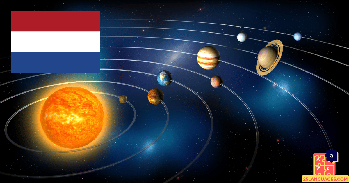 Apprendre le néerlandais - Planètes du système solaire