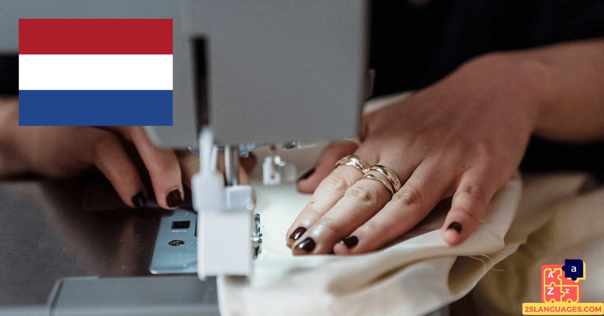 Learn Dutch - Sewing Tools