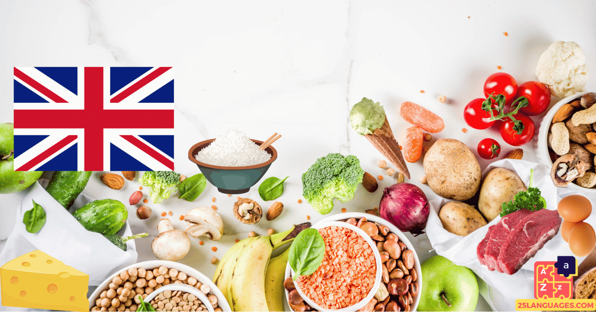 Apprendre l'anglais - Noms des aliments