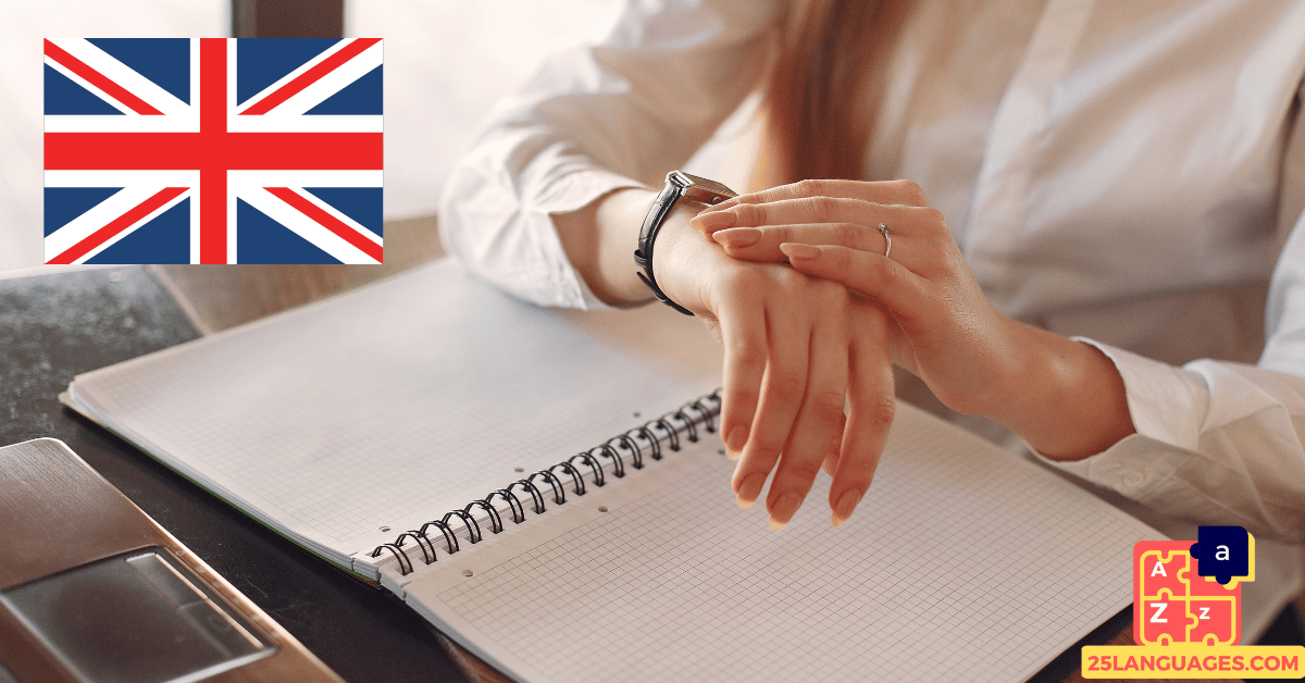 تعلم الانكليزية - عبارات لمعرفة الوقت