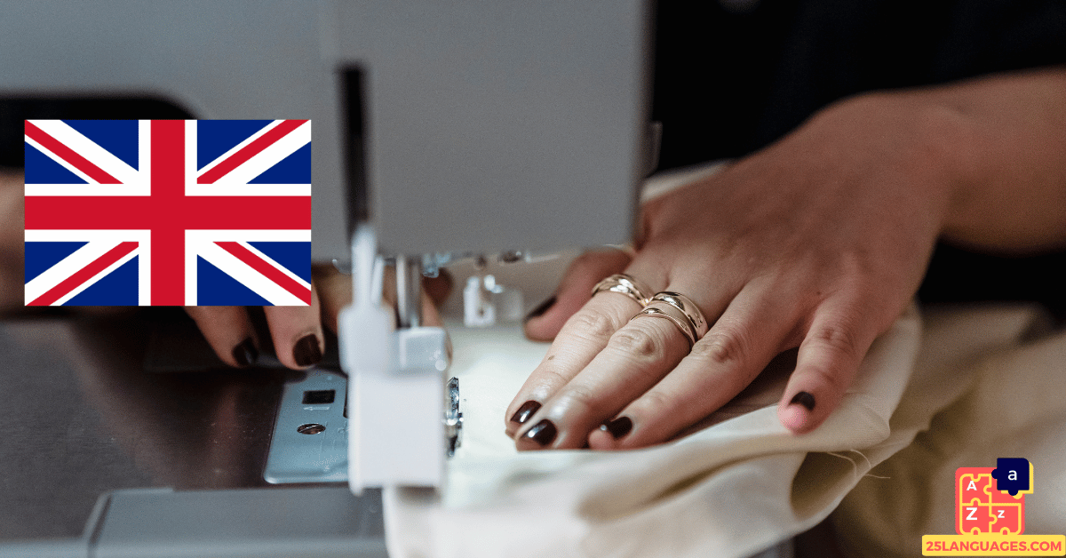 Learn English - Sewing Tools
