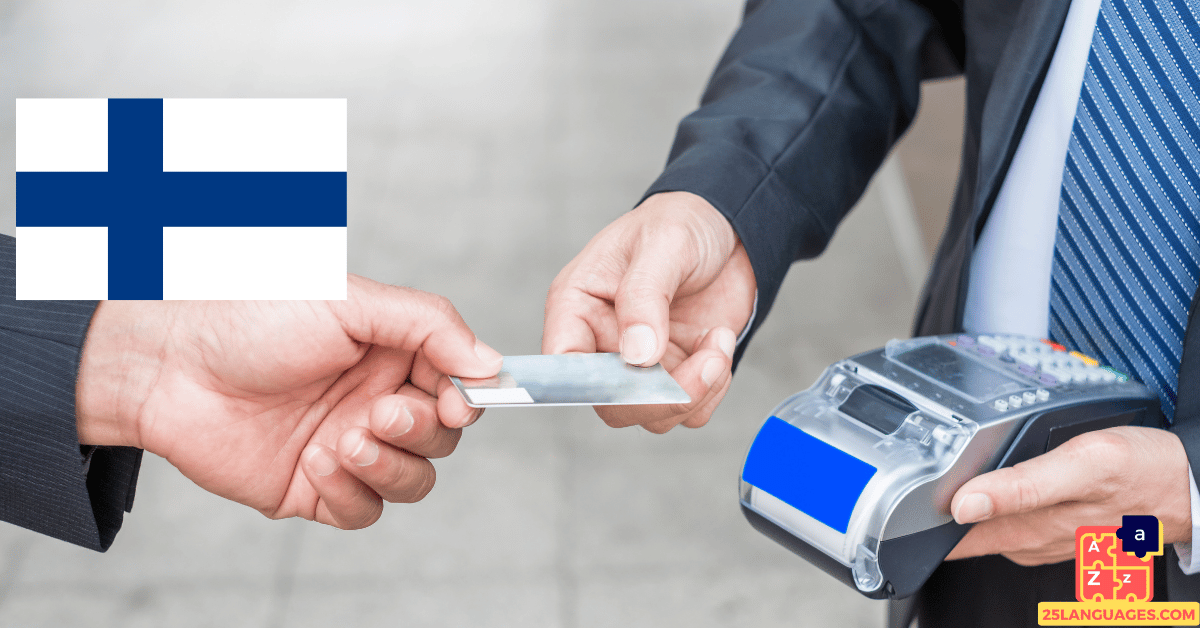 Learn Finnish - Buying and Selling Terms