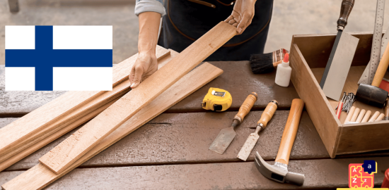 Learn Finnish - Carpenter Tools