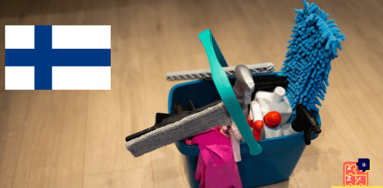 Learn Finnish - Cleaning Tools