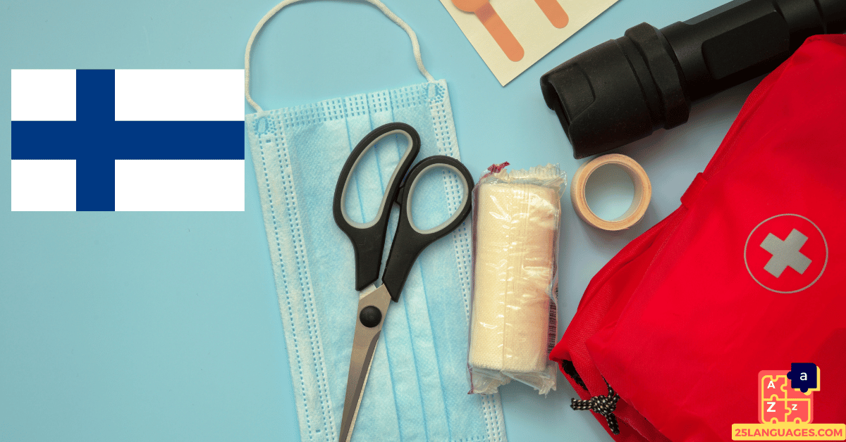 Learn Finnish - First Aid