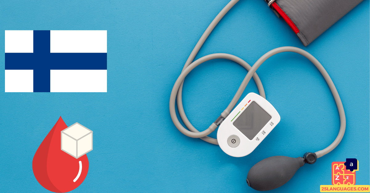 Learn Finnish - Health Vocabulary