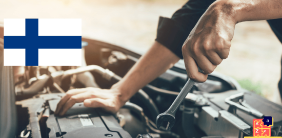 Learn Finnish - Mechanic Tools