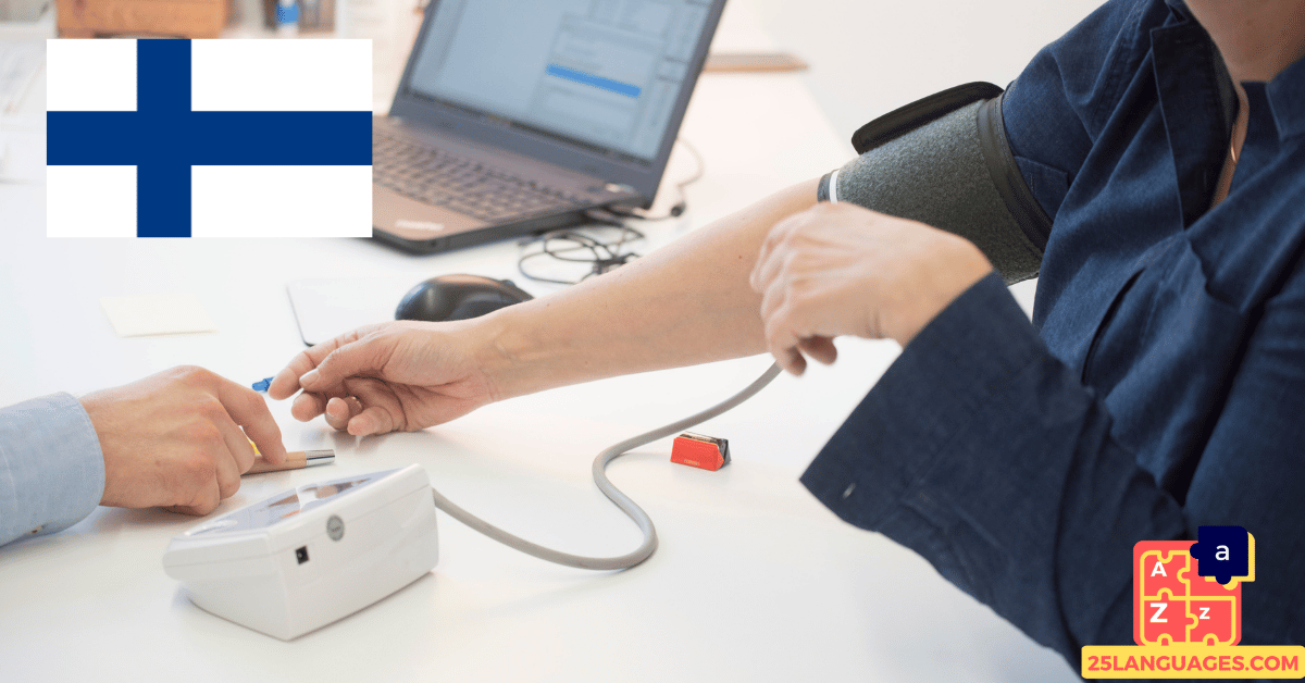 تعلم الفنلندية - عبارات عند زيارة الطبيب
