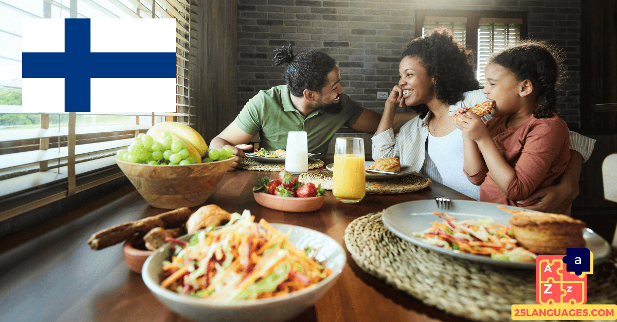 تعلم الفنلندية - عبارات للمحادثات مع العائلة