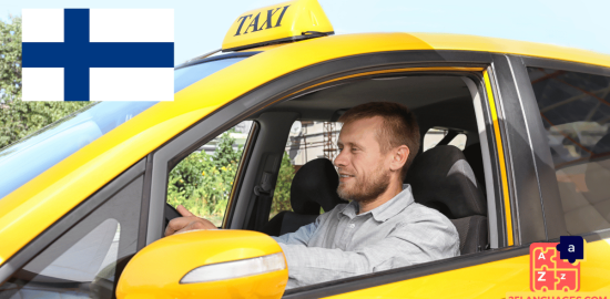 Apprendre le finnois - phrases dans un taxi