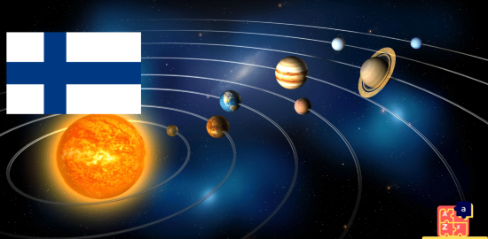 Learn Finnish - Planets of the Solar System