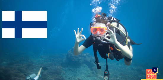 Apprendre le finnois - Équipements de natation et de plongée