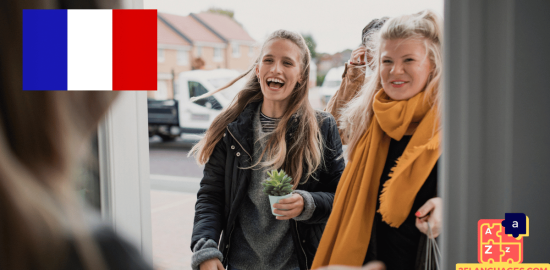 Apprendre le français - phrases pour accueillir des invités