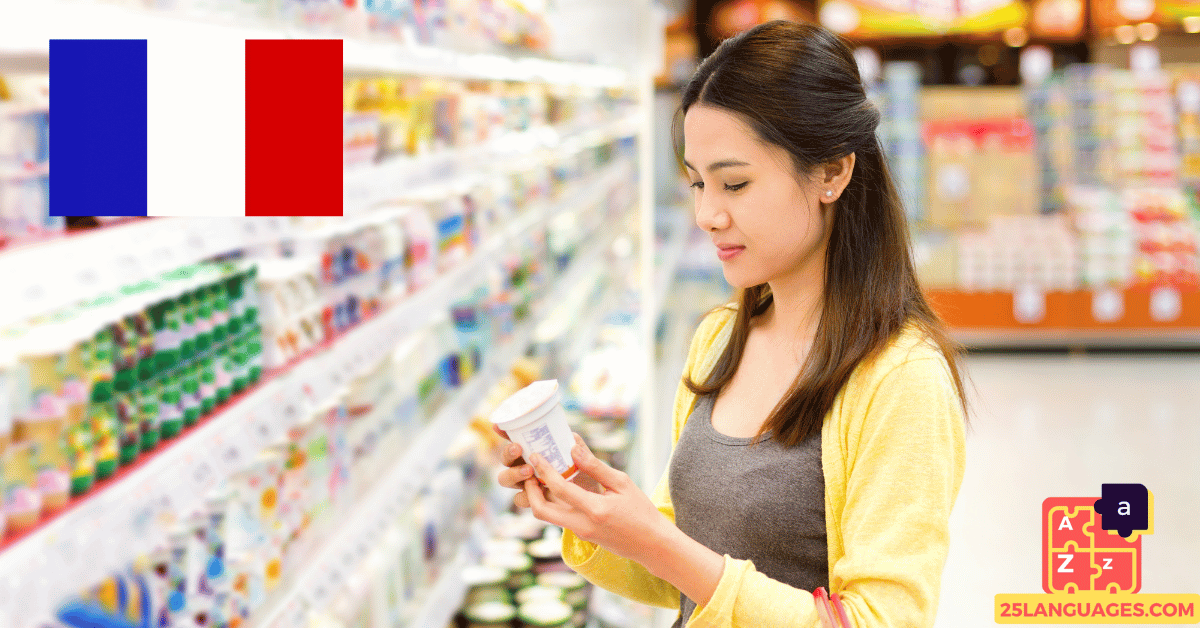 Вивчення французької мови - Фрази для покупок у продуктовому магазині