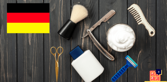 Learn German - Barber Tools