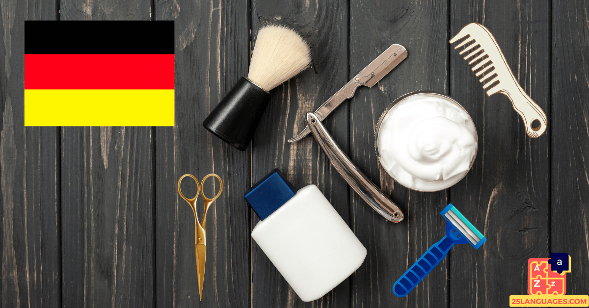 Apprendre l'allemand - Outils de coiffure