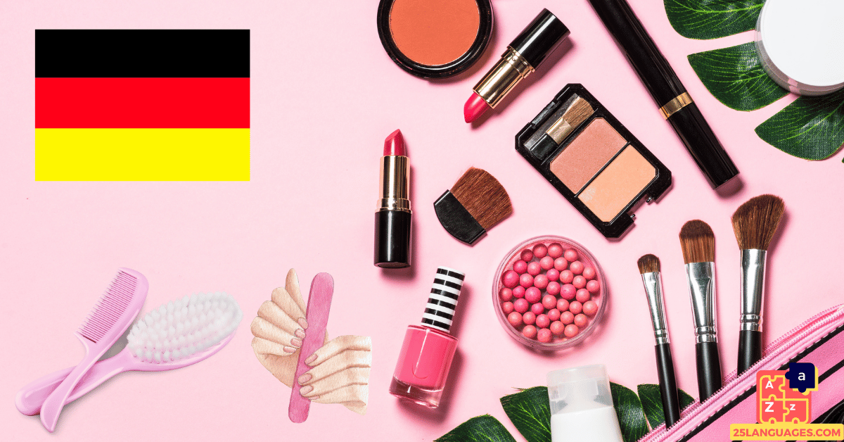 Apprendre l'allemand - Produits de beauté