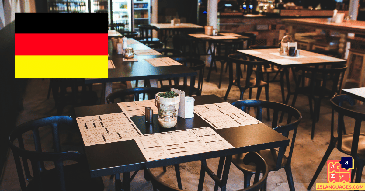 Apprendre l'allemand - Vocabulaire du café