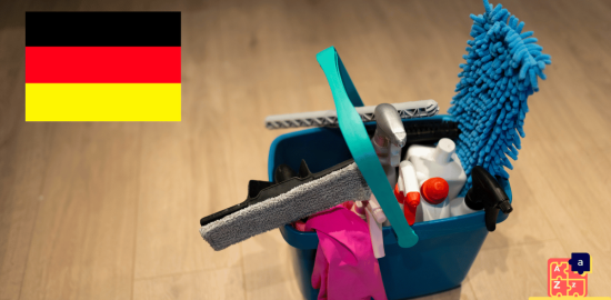 Learn German - Cleaning Tools