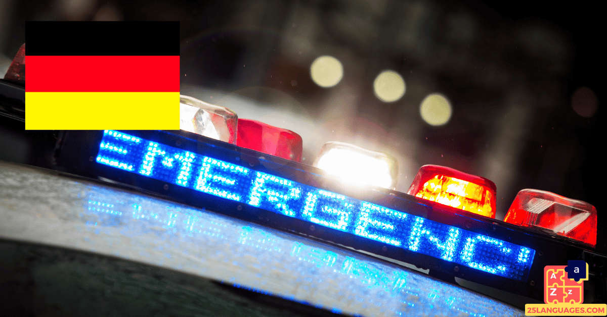 Learn German - Emergency Vocabulary