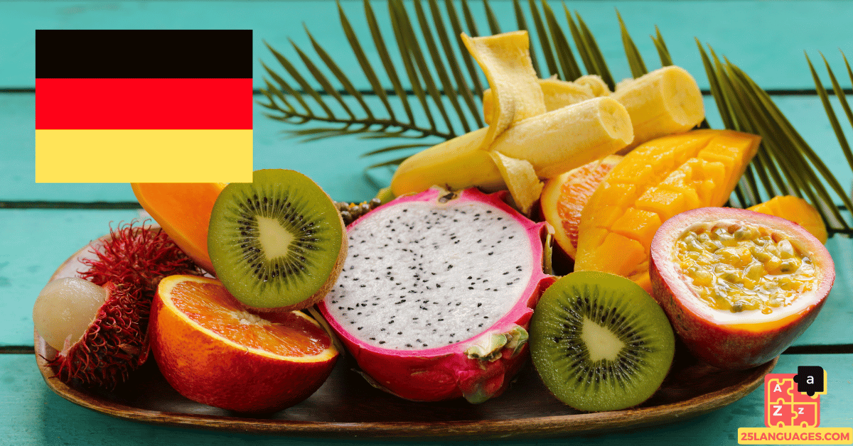 Apprendre l'allemand - Fruits