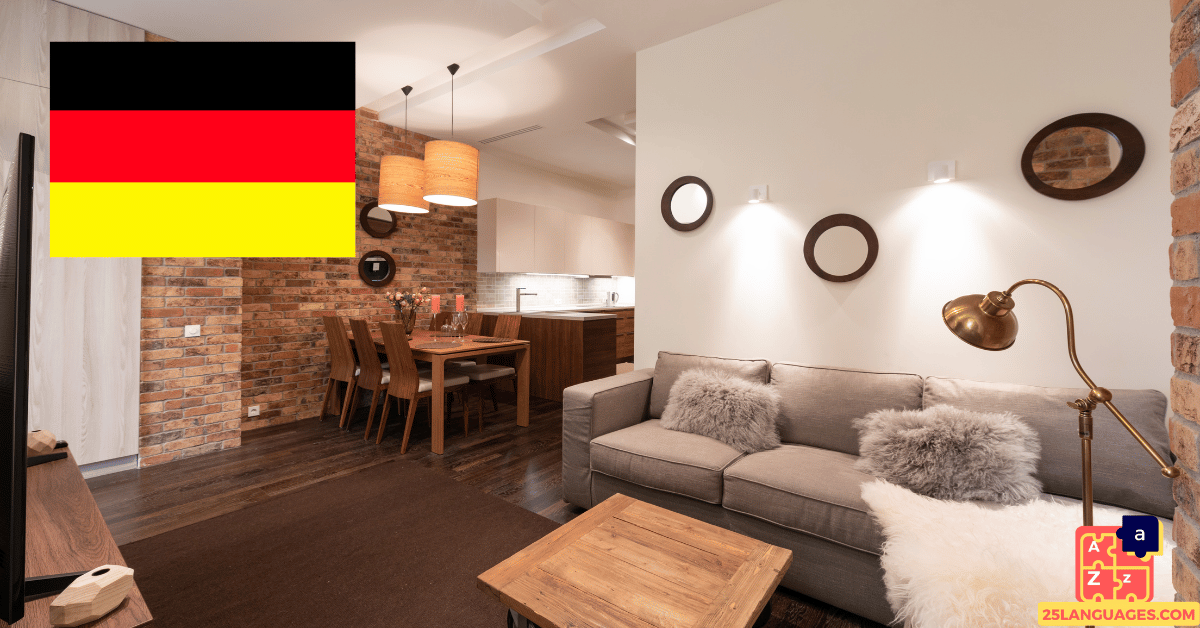 Apprendre l'allemand - Mobilier domestique