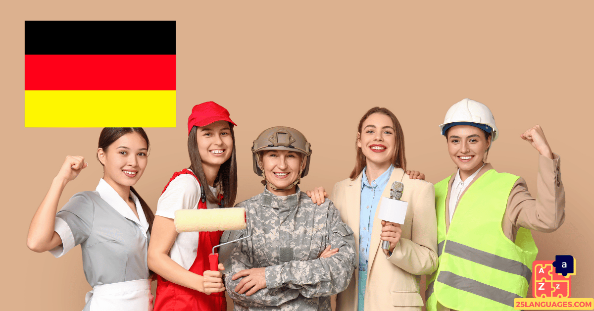 Apprendre l'allemand - Métiers et professions