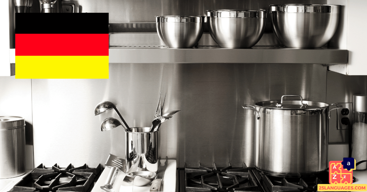 Apprendre l'allemand - Ustensiles de cuisine