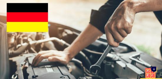 Learn German - Mechanic Tools