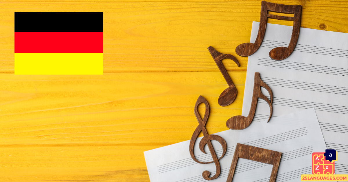 Apprendre l'allemand - Vocabulaire musical