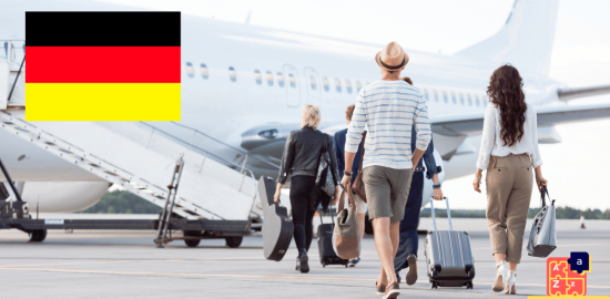 Learn German - On the Airplane