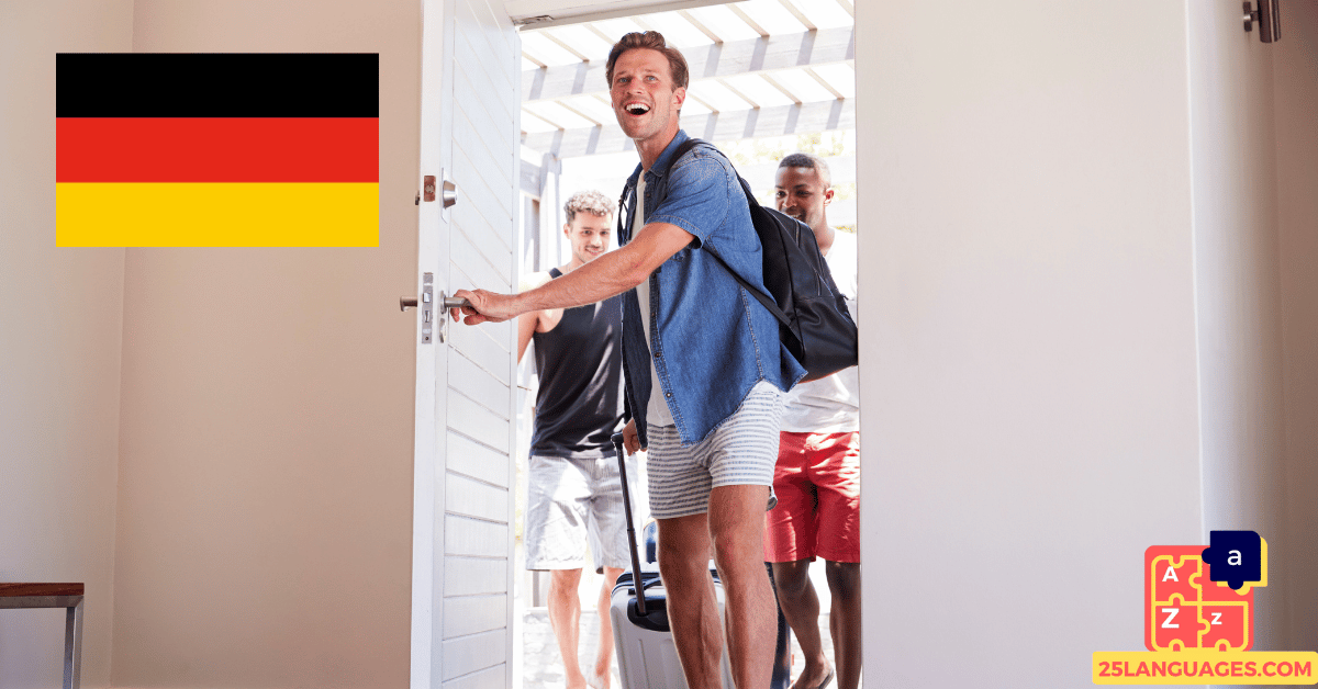Apprendre l'allemand - réserver et louer un logement