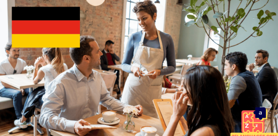 Apprenez l'allemand - dans les restaurants et cafés