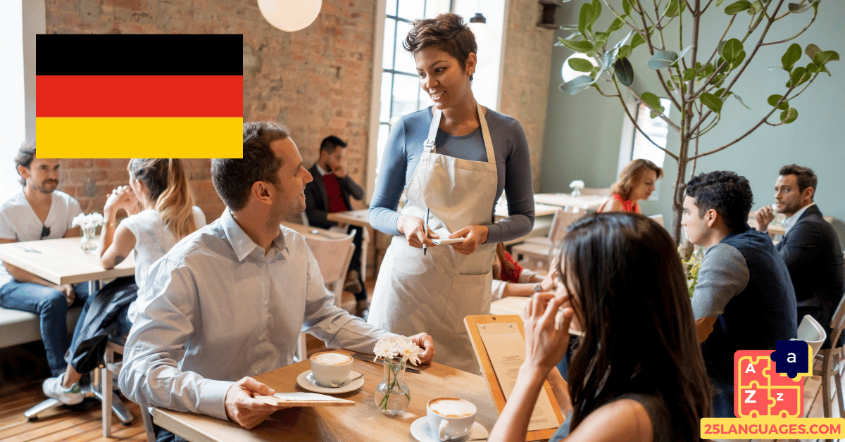 Learn German - Phrases At the restaurant/cafe