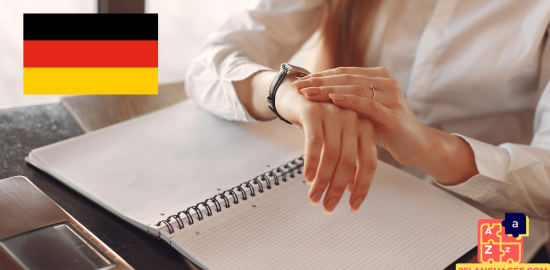 Apprendre l'allemand - heure et horloge