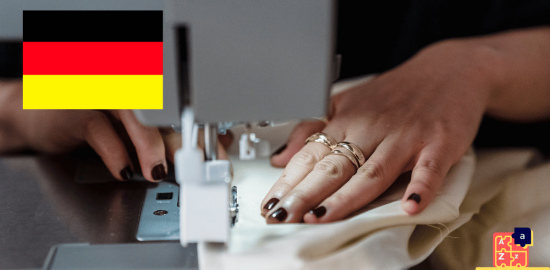 Apprendre l'allemand - Outils de couture