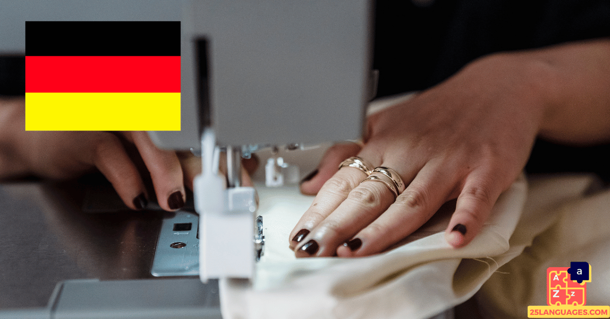 Learn German - Sewing Tools