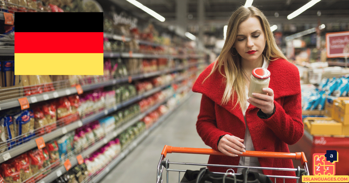 Apprendre l'allemand - Supermarché